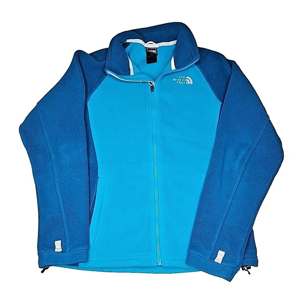 The North Face Khumbu Fleece Jacket Two Toned Colorblock Women’s Blue Sz M - Picture 3 of 6